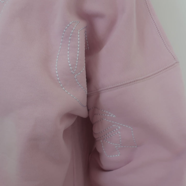 Palace Skateboards Embroidered Stud Hoodie Pink Size Large