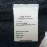 Brochu Walker Nye Layered Sweater Vest Mini Dress Gray/White Striped Size Medium