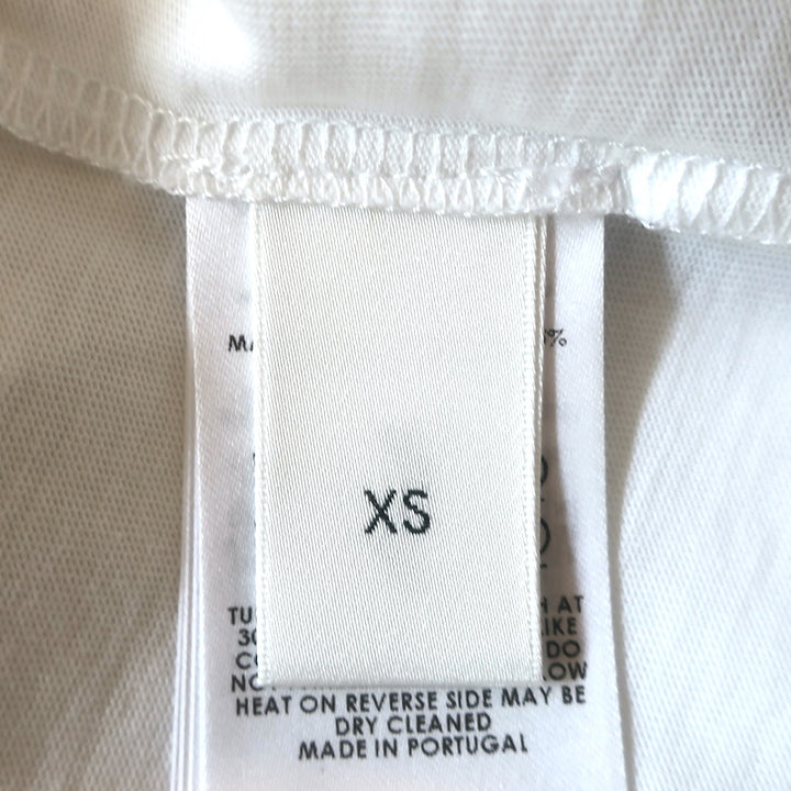Victoria Beckham 10th Anniversary Tee White Size Extra Small Short Sleeve Top