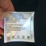 Chanel Zipper-Trimmed Ruffle Jacket Navy Cotton Pique Size 40