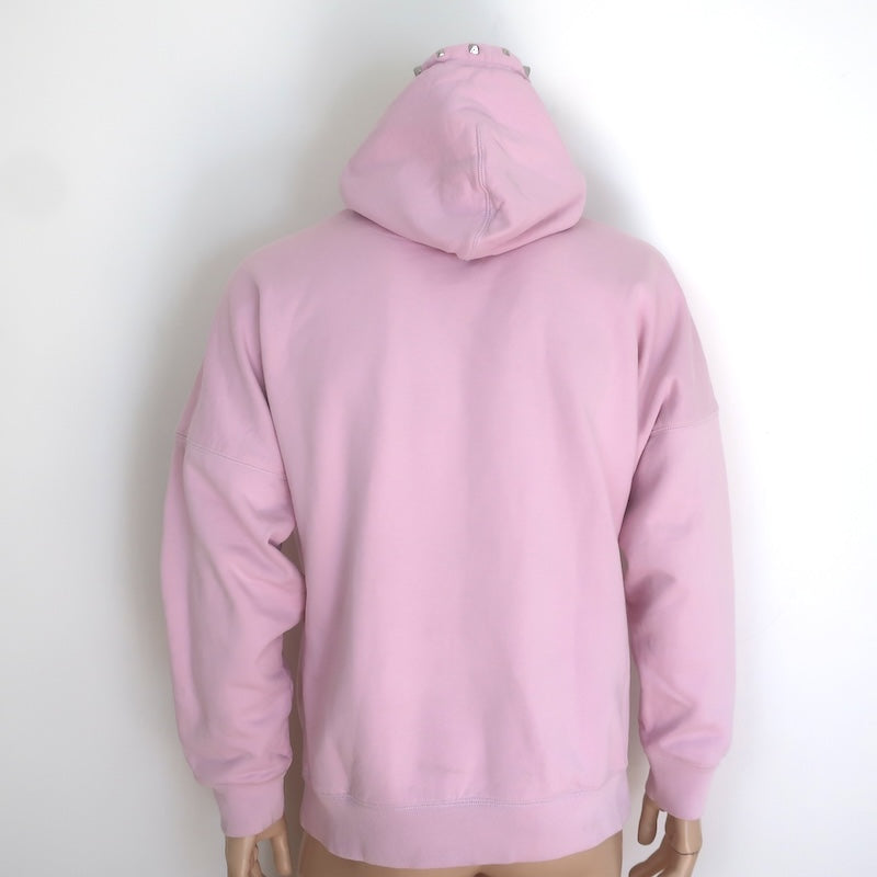 Palace Skateboards Embroidered Stud Hoodie Pink Size Large