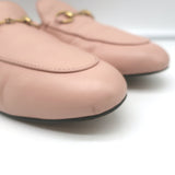 Gucci Princetown Mules Light Pink Leather Size 37.5