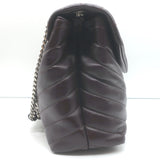 Saint Laurent Medium LouLou Bag Dark Brown Matelasse Y Quilted Leather Crossbody