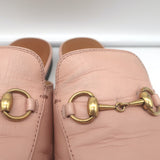 Gucci Princetown Mules Light Pink Leather Size 37.5