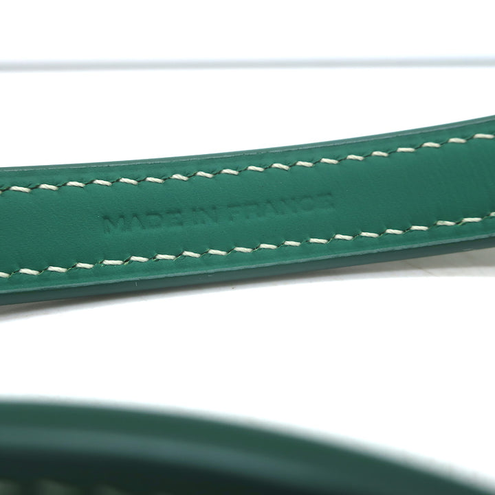 Goyard Edmond Dog Leash Green Goyardine Canvas NEW