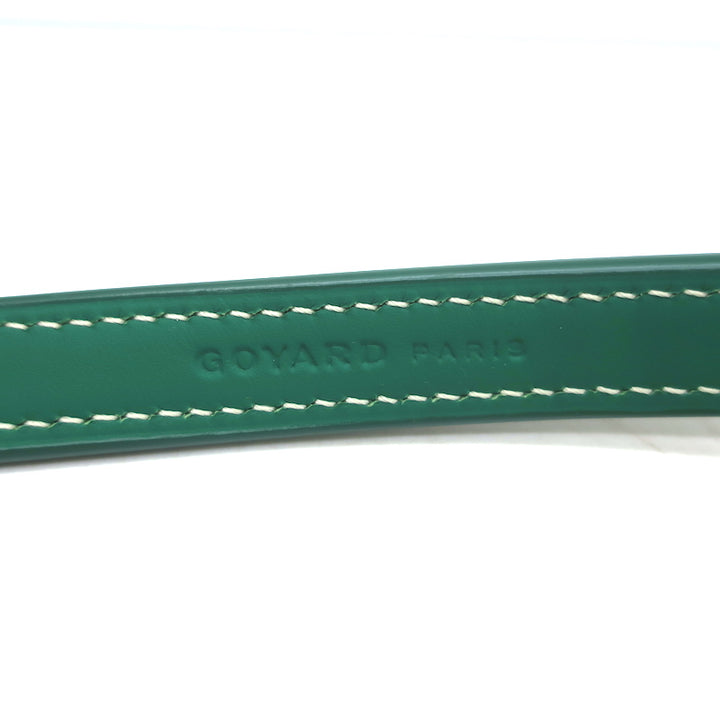 Goyard Edmond Dog Leash Green Goyardine Canvas NEW