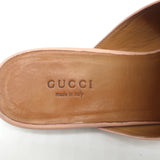 Gucci Princetown Mules Light Pink Leather Size 37.5