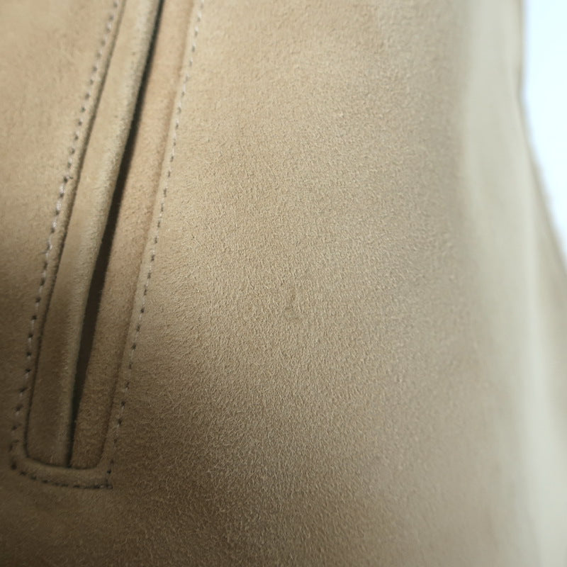 IRO Larys Shearling Jacket Beige Size 36