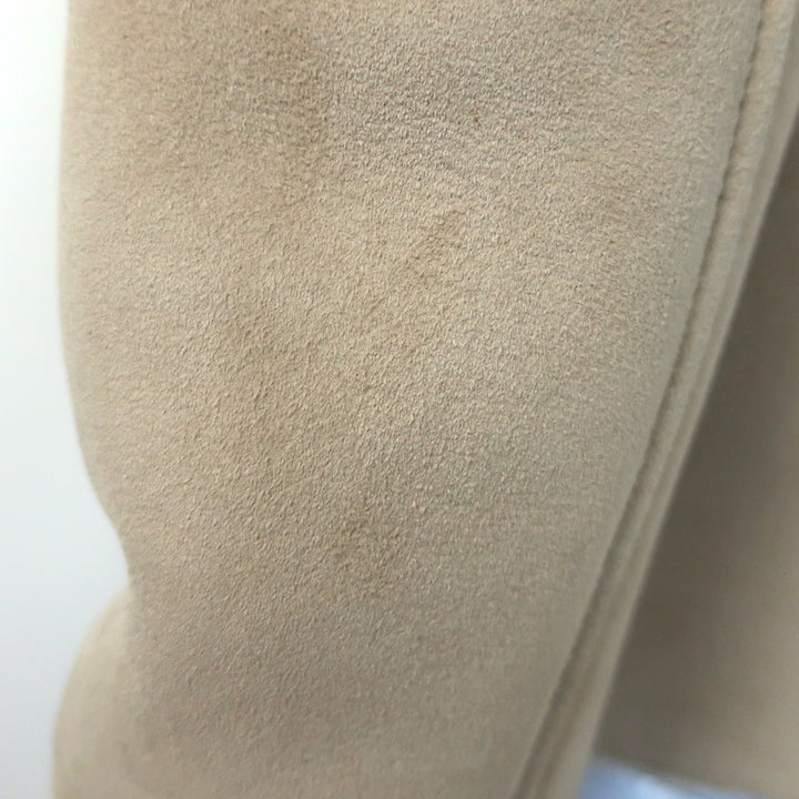 IRO Larys Shearling Jacket Beige Size 36