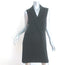 Rag & Bone Adler Double-Breasted Sleeveless Mini Dress Black Crepe Size 6 NEW