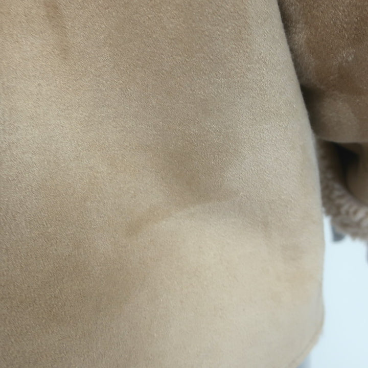 IRO Larys Shearling Jacket Beige Size 36