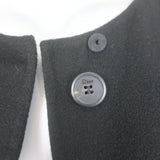 Christian Dior Cashmere Flared Coat Black Size 42