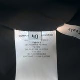 Balenciaga by Nicolas Ghesquiere Runway Peplum Dress Black Wool Size 40