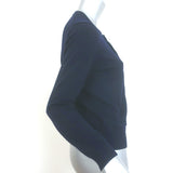 PLAY Comme des Garcons Heart Cardigan Navy Wool Size Small Crewneck Sweater