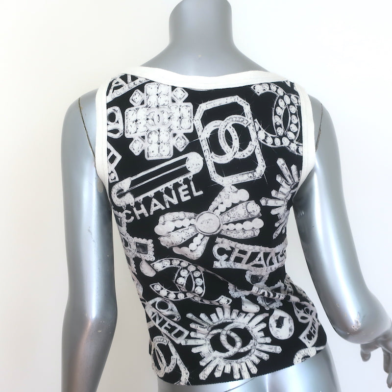 Chanel 2024 Coco Neige Cashmere Sweater Set Black Size 34/36