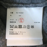 PLAY Comme des Garcons Double Heart V-Neck Sweater Light Gray Wool Size Medium