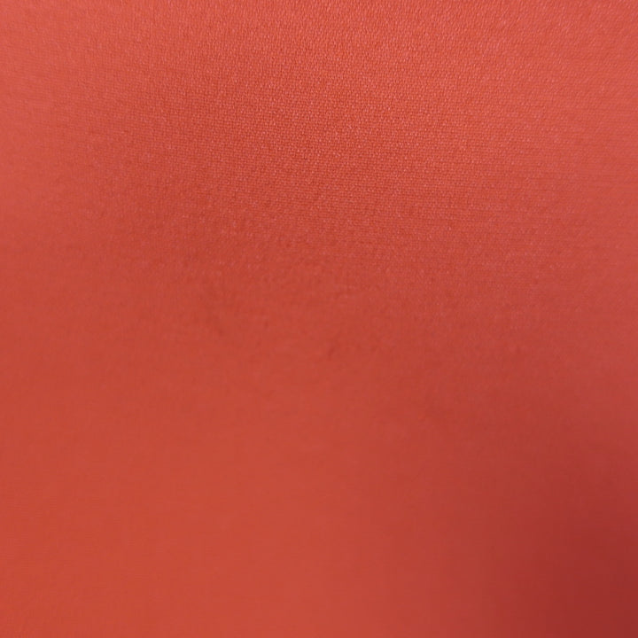 Tom Ford Zipped Open-Back Dress Persimmon Stretch Silk Crepe Size 38