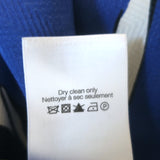 Veronica Beard Milan Top Blue Floral Print Silk-Blend Size 10 Puff Sleeve Blouse