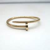 Cartier Juste un Clou Bracelet 18k Yellow Gold Size 17  3.5mm