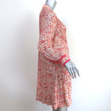 Poupette St Barth Ola Long Sleeve Mini Dress Floral Print Size Medium