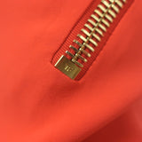 Tom Ford Zipped Open-Back Dress Persimmon Stretch Silk Crepe Size 38