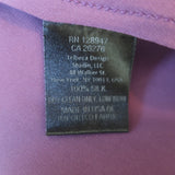 Nili Lotan Cami Gown Purple Silk Satin Size Large Spaghetti Strap Maxi Dress