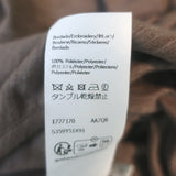 Loewe Anagram Twist-Back Maxi Dress Brown Stretch Wool Jersey Size Small