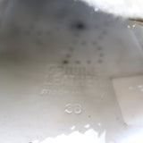 Golden Goose Superstar Low Top Sneakers White Leather & Burgundy Suede Size 38