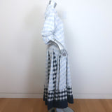 Simkhai Jazz Checked Pintuck Midi Shirtdress Periwinkle Size Extra Large NEW