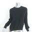 Helmut Lang Button-Sleeve Sweater Black Cotton-Cashmere Knit Size Extra Small