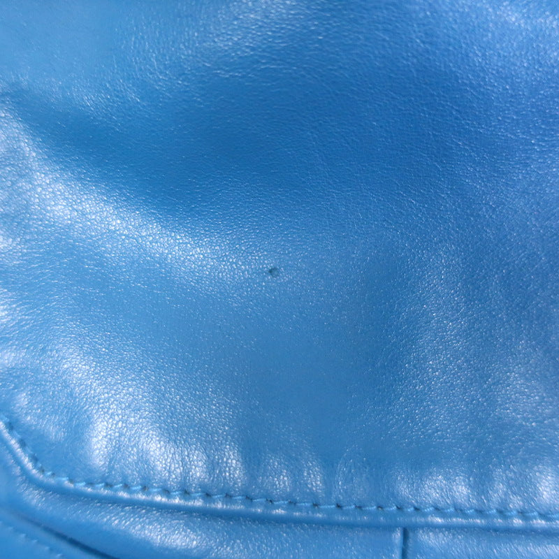 Ralph Lauren Sport Fireman Clasp Leather Jacket Blue Size 10
