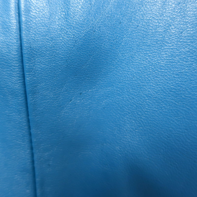 Ralph Lauren Sport Fireman Clasp Leather Jacket Blue Size 10