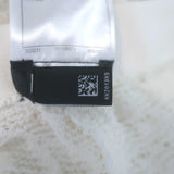 Chanel 19C Flared Knit Pants White Cotton Size 40