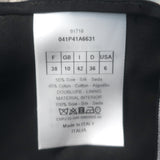 Christian Dior Gingham High Rise Cropped Pants Black/White Silk-Cotton Size US 6