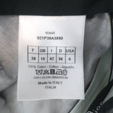 Christian Dior Tie Dye Lace-Up Cropped Pants Charcoal Cotton Size US 6