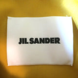 Jil Sander Tie-Neck Oversized Shirt Yellow Wool Gabardine Size 32