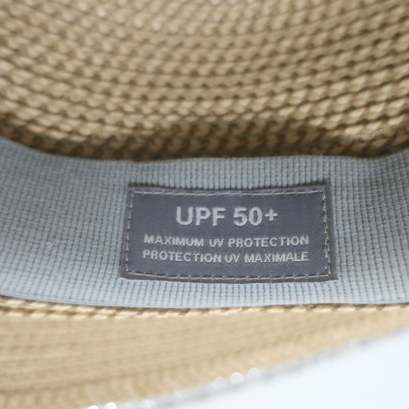 Eric Javits Hampton Sun Hat Peanut/Silver Squishee Straw