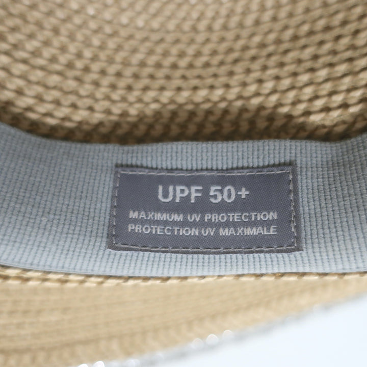 Eric Javits Hampton Sun Hat Peanut/Silver Squishee Straw
