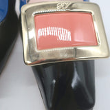 Roger Vivier Belle Vivier Slingback Pumps Black/Multi Patent Leather Size 39.5