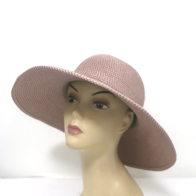 Eric Javits Hampton Sun Hat Blush Squishee Straw