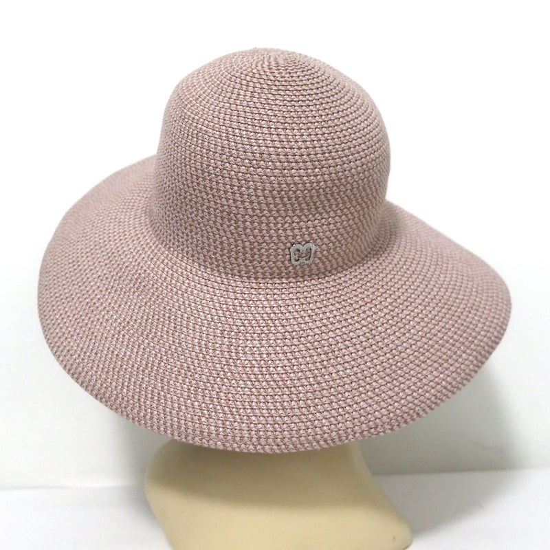 Eric Javits Hampton Sun Hat Blush Squishee Straw