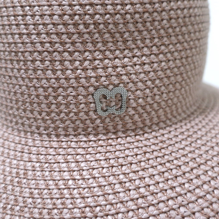 Eric Javits Hampton Sun Hat Blush Squishee Straw