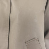 MM6 Maison Margiela Layered Cropped Trench Jacket Brown Cotton Size 36