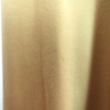 Doen Sicilia Ruffled Lace-Trim Maxi Dress Mustard Matte Satin Size Small