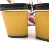 Roger Vivier Belle Vivier Slingback Pumps Black/Multi Patent Leather Size 39.5