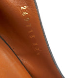 Gucci Betty T-Strap Platform Pumps Black Suede Size 37.5 Peep Toe Heels