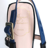 Roger Vivier Belle Vivier Slingback Pumps Black/Multi Patent Leather Size 39.5