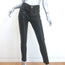 Frame Le Skinny De Jeanne Leather Pants Washed Black Size 28