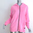 Aviator Nation Locals Only Zip-Up Hoodie Sweatshirt Neon Pink Size Large