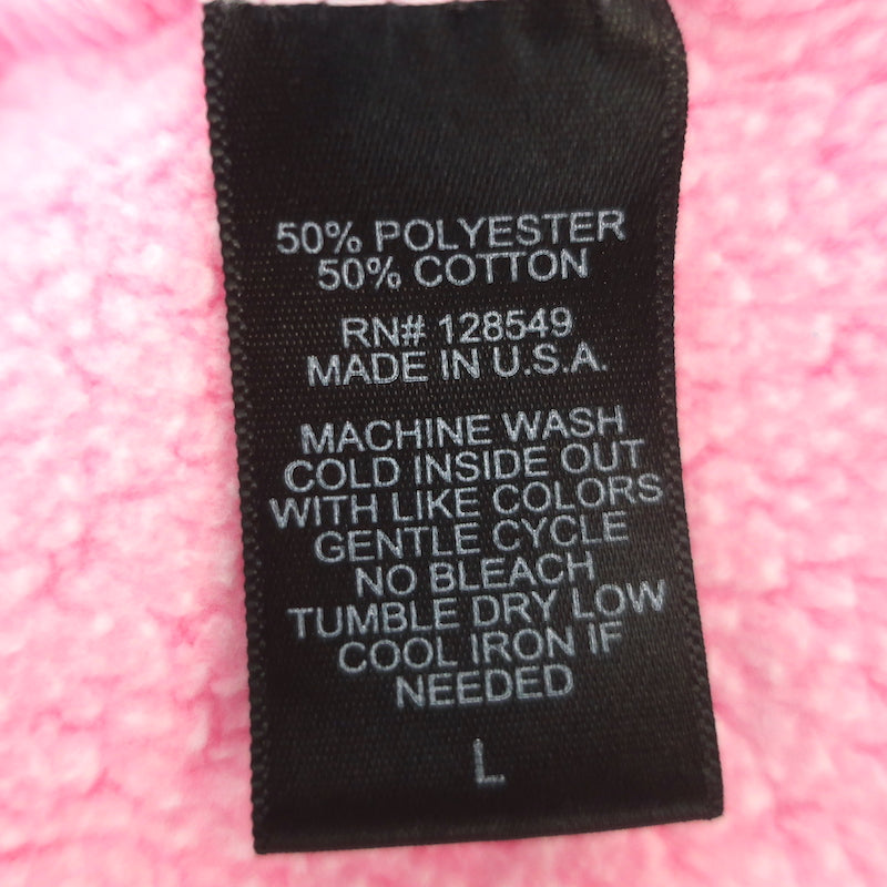 Aviator Nation Locals Only Zip-Up Hoodie Sweatshirt Neon Pink Size Large